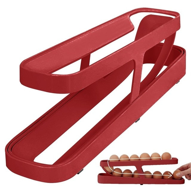 Automatic Scrolling Egg Rack Holder