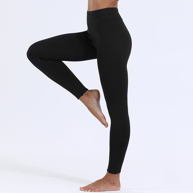 Winter Leggings Warm Thick High Stretch Lamb Cashmere Leggins Skinny Fitness Woman Pants - QWIEL®