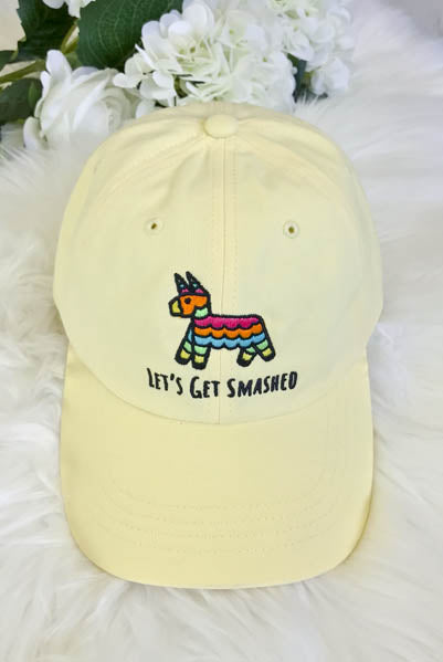 Let's Get Smashed - Embroidered Bachelorette Party Dad Hats