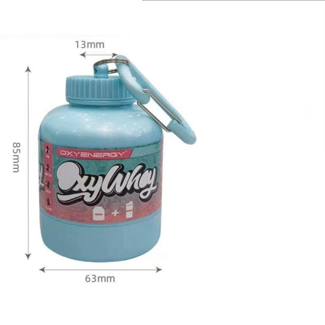 Protein Powder Container Keychain