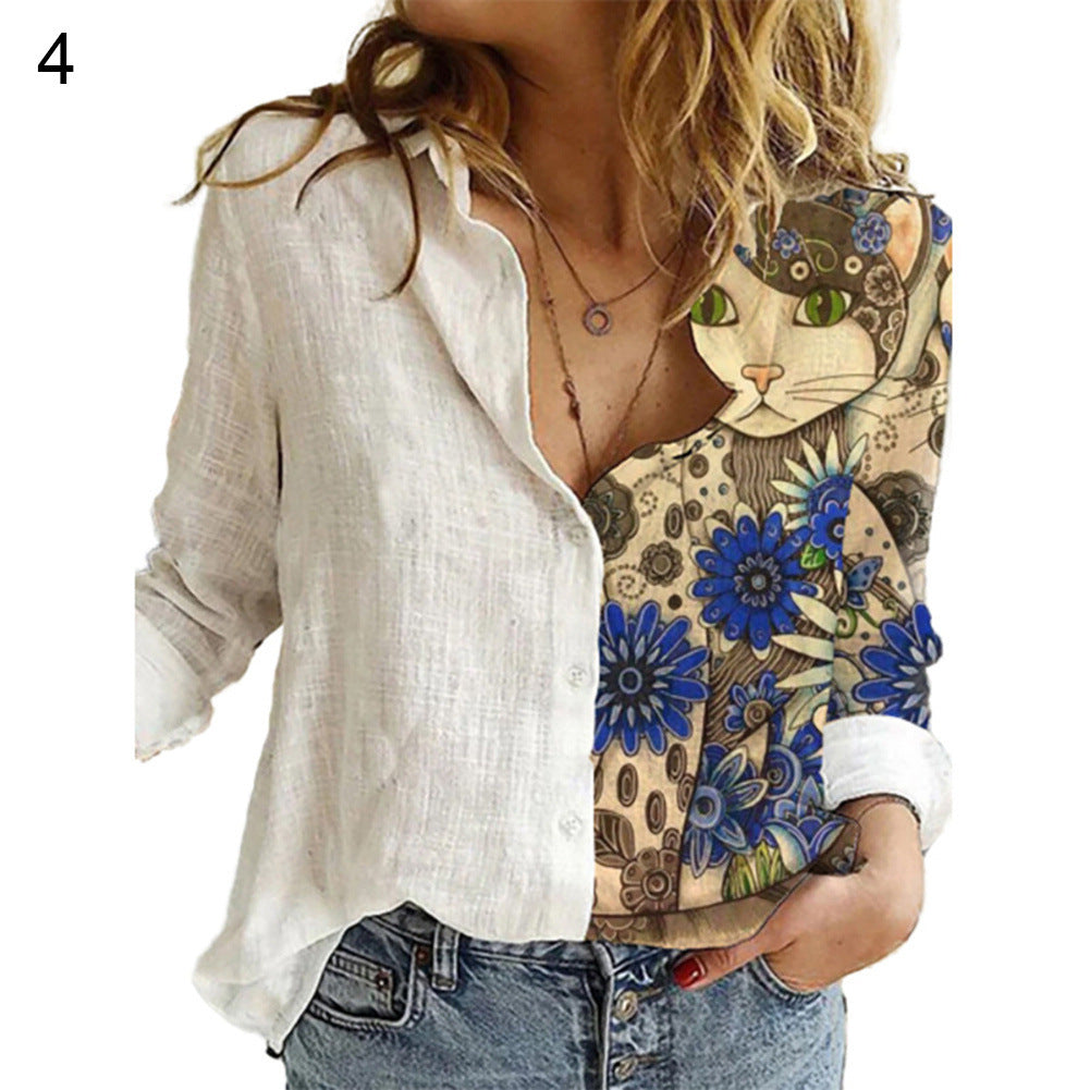 Women's 3D Digital Printing Shirt