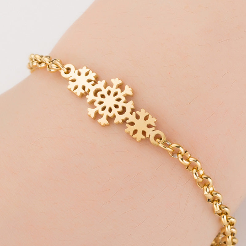 Gold Color Charms Bracelet Femme Stainless Steel Women Jewelry Lucky Origami Elephant Bracelets Friendship Gifts - QWIEL®