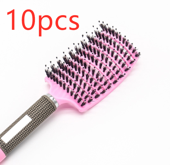Hairbrush Anti Klit Brushy Haarborstel Women Detangler Hair Brush Bristle Nylon Scalp Massage  Teaser Hair Brush Comb - QWIEL®