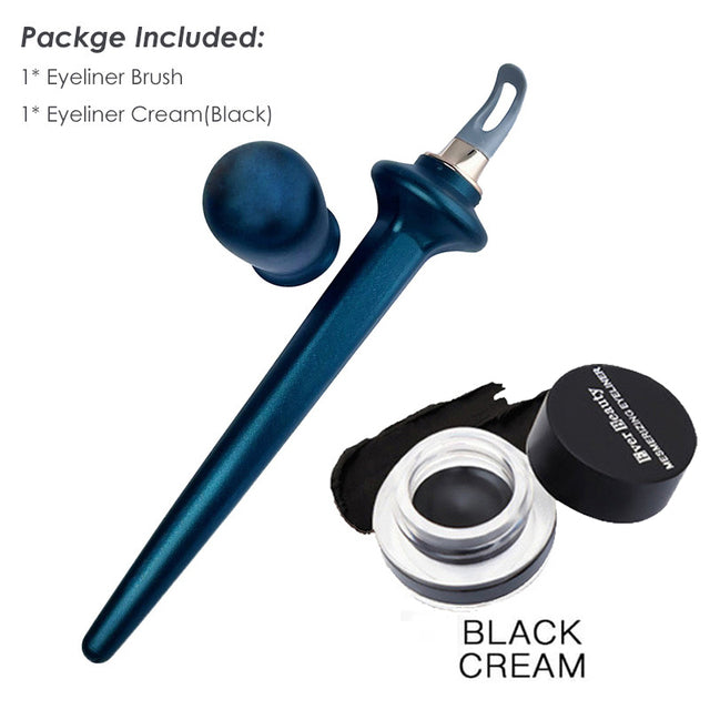 No-Skip Eyeliner Reusable Silicone Eyeliner Guide Tools Eyeliner Gel Pencil Set - QWIEL®