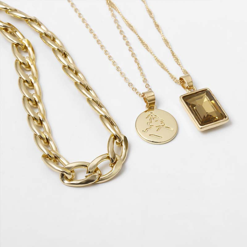 Mix And Match Hollow Thick Chain Set Items - QWIEL®