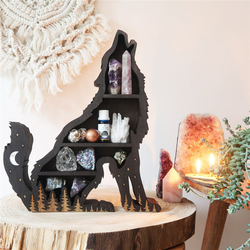 Wolf Crystal Home Items Storage Rack Ornament - QWIEL®