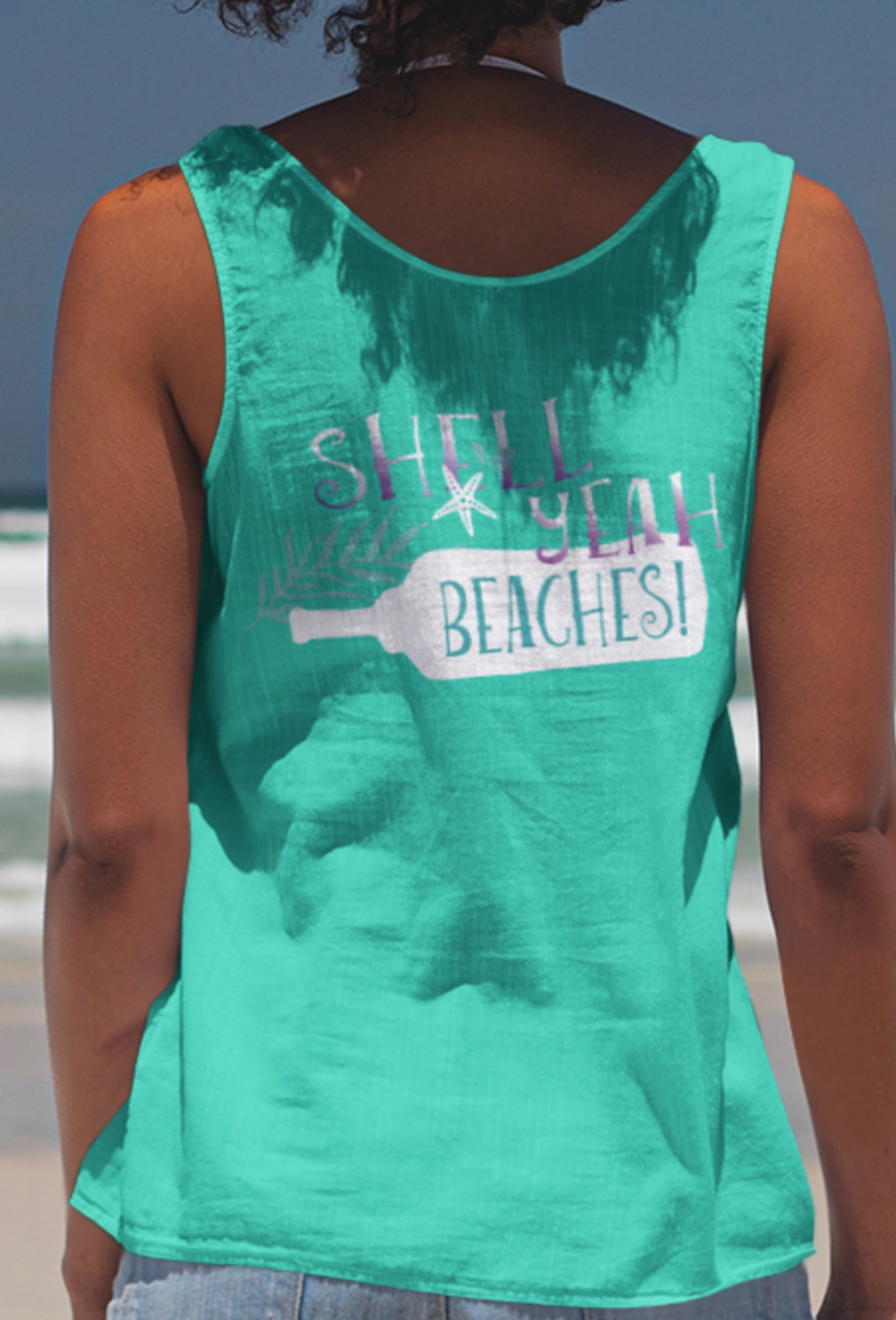 Shell Yeah Beaches! Tank Tops