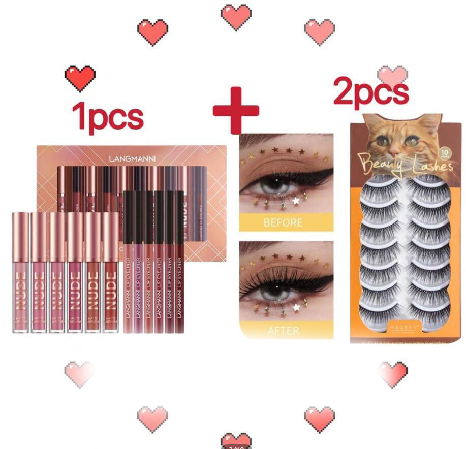 Lip Liner And Lipstick Makeup 12 Pcs Set 6 Matte Lipstick 6 Lip Liner Pens Waterproof Long Lasting Matte Lipstick Beauty Cosmetics Makeup Gift For Girls Lipstick Set - QWIEL®