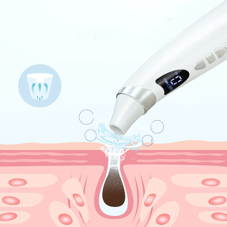 Electric Visual Blackhead Suction Instrument Household Cleansing Pore Cleaner For Skin Equipment Skin Care Tool - QWIEL®