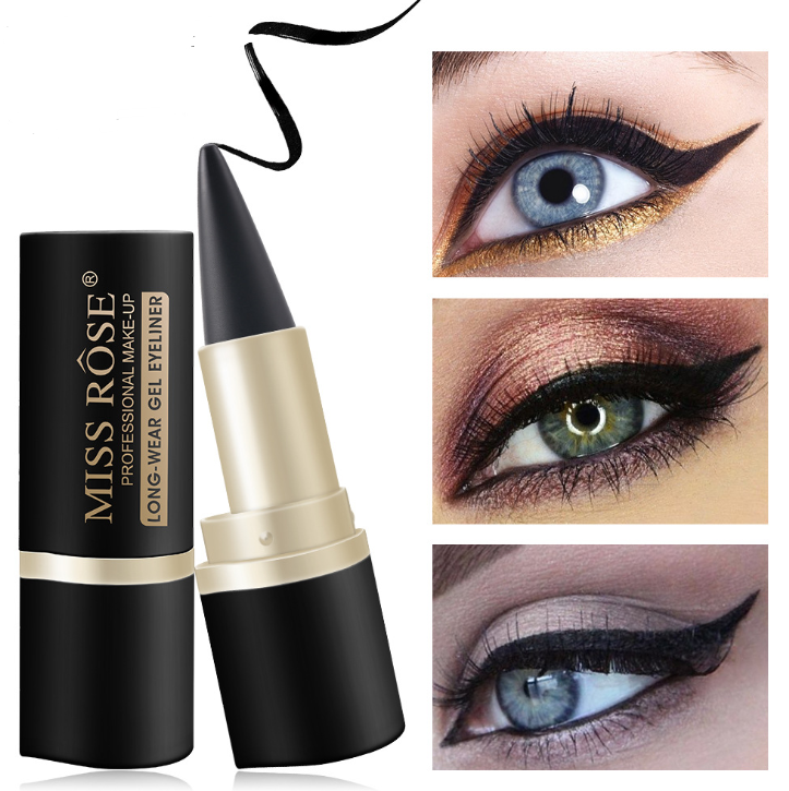 Waterproof Black Eyeliner Liquid Eye Liner Pen Pencil Gel Beauty Makeup Cosmetic Eyelashes Waterproof Eye Liner Makeup Tool - QWIEL®