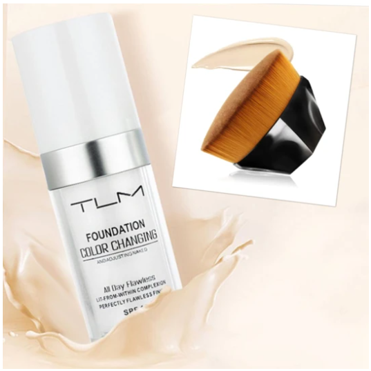 Temperature Liquid Foundation Concealer Portable Natural Color  Makeup Foundation BB Concealer - QWIEL®