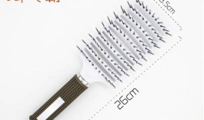 Hairbrush Anti Klit Brushy Haarborstel Women Detangler Hair Brush Bristle Nylon Scalp Massage  Teaser Hair Brush Comb - QWIEL®