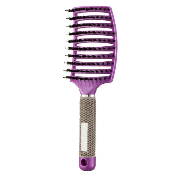 Hairbrush Anti Klit Brushy Haarborstel Women Detangler Hair Brush Bristle Nylon Scalp Massage  Teaser Hair Brush Comb - QWIEL®