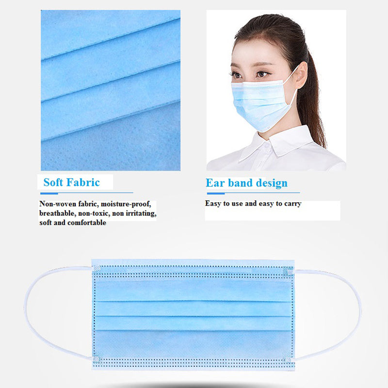 Professional Medical Mask Disposable 3-Ply Face Mask Antiviral Medical-Surgical Mask - QWIEL®