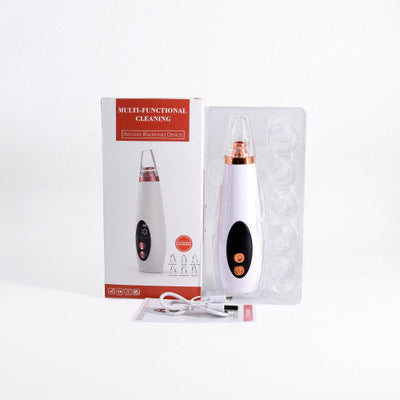 Blackhead Pore Vacuum Cleaner Nose Cleanser Blackheads Remover Blackhead Acne Removal Button Face Suction Beauty Skin Care Tool - QWIEL®
