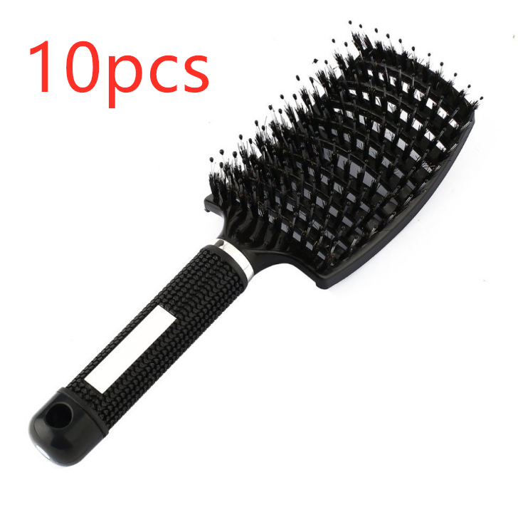 Hairbrush Anti Klit Brushy Haarborstel Women Detangler Hair Brush Bristle Nylon Scalp Massage  Teaser Hair Brush Comb - QWIEL®