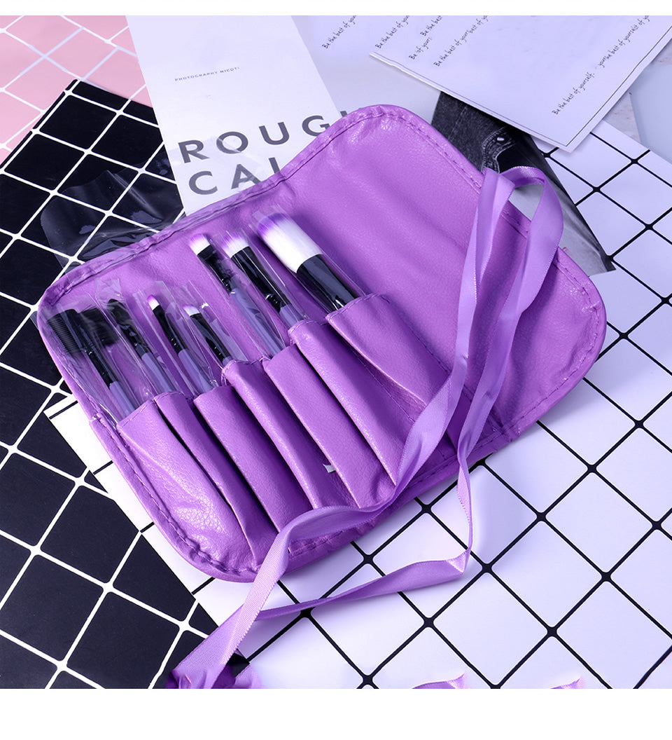 7 Makeup Tools Makeup Brushes Portable Full Makeup Brushes - QWIEL®