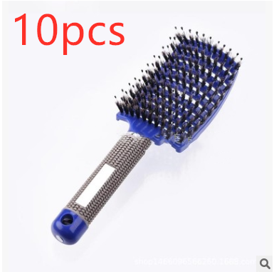 Hairbrush Anti Klit Brushy Haarborstel Women Detangler Hair Brush Bristle Nylon Scalp Massage  Teaser Hair Brush Comb - QWIEL®