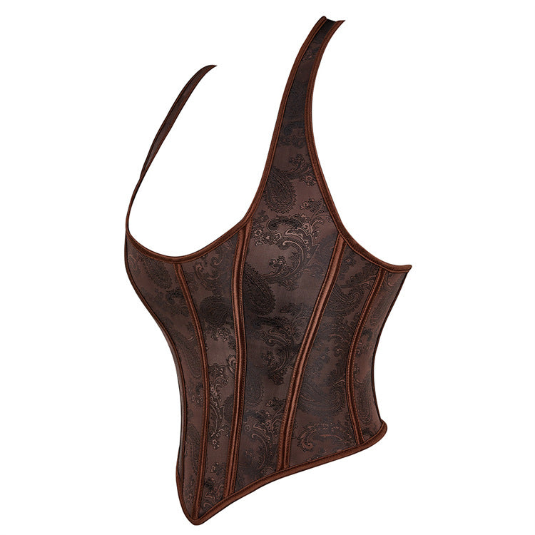 Women's Dark Brown Tube Top - QWIEL®