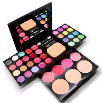 Makeup Box 24 Eyeshadow 8 Lipstick 4 Blush 3 Powder 39 Color Makeup Disc Combination Makeup Tray - QWIEL®