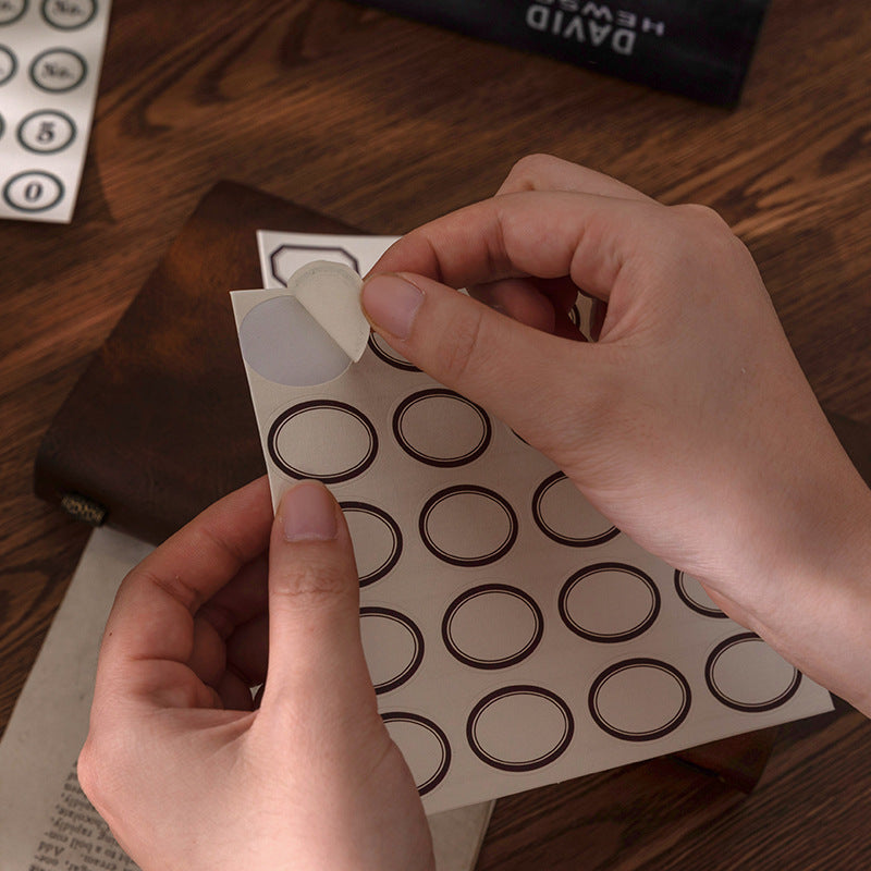 Digital Series Handbook Album Items Decorative Seal Stickers - QWIEL®