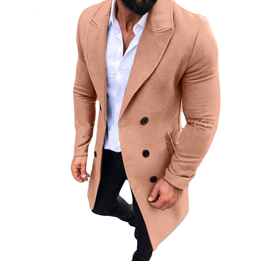 wish hot-selling men's woolen coat