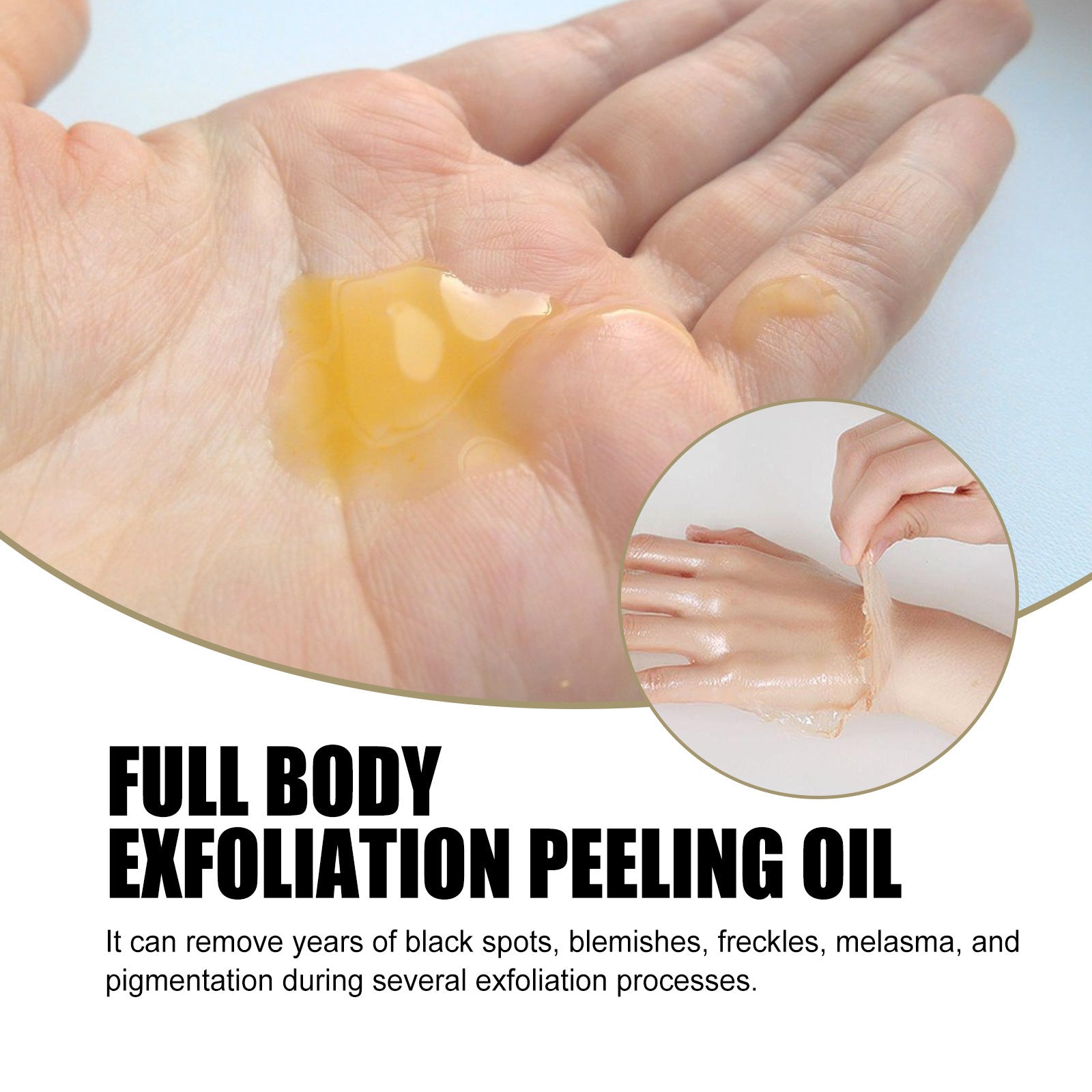 Delicate Brightening Body Cleaning Exfoliating Skin Care Oil - QWIEL®