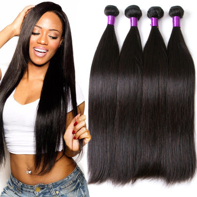 Human hair straight hair Brazilin human straight hair Brazil hot sale natural color - QWIEL®