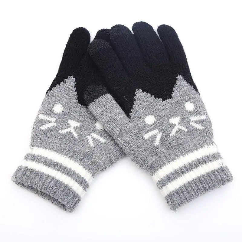 Touch screen Knit Gloves