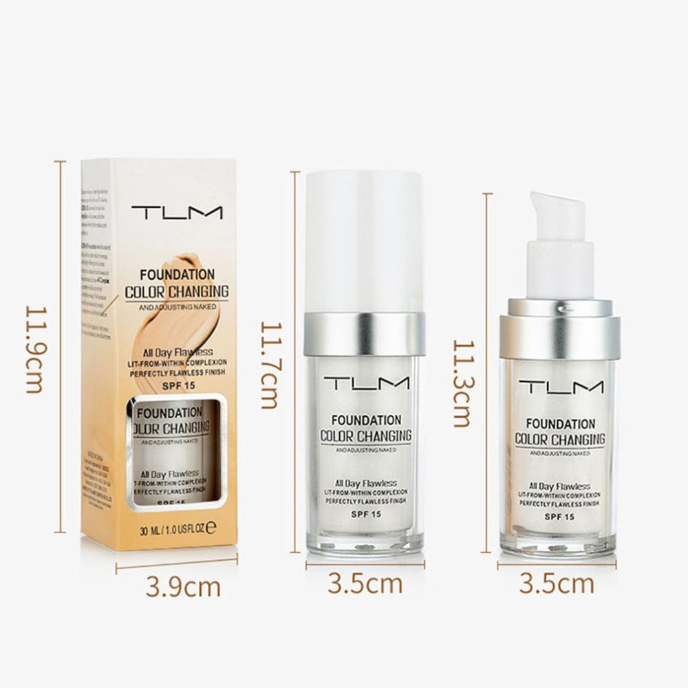 Temperature Liquid Foundation Concealer Portable Natural Color  Makeup Foundation BB Concealer - QWIEL®