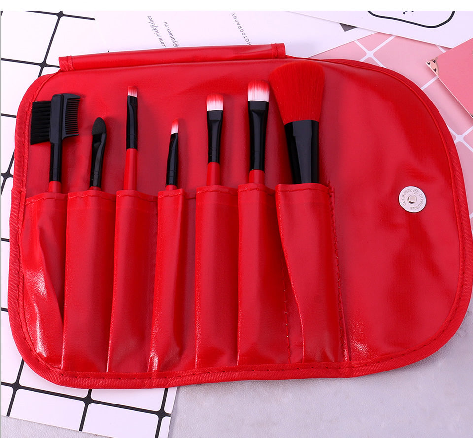 7 Makeup Tools Makeup Brushes Portable Full Makeup Brushes - QWIEL®