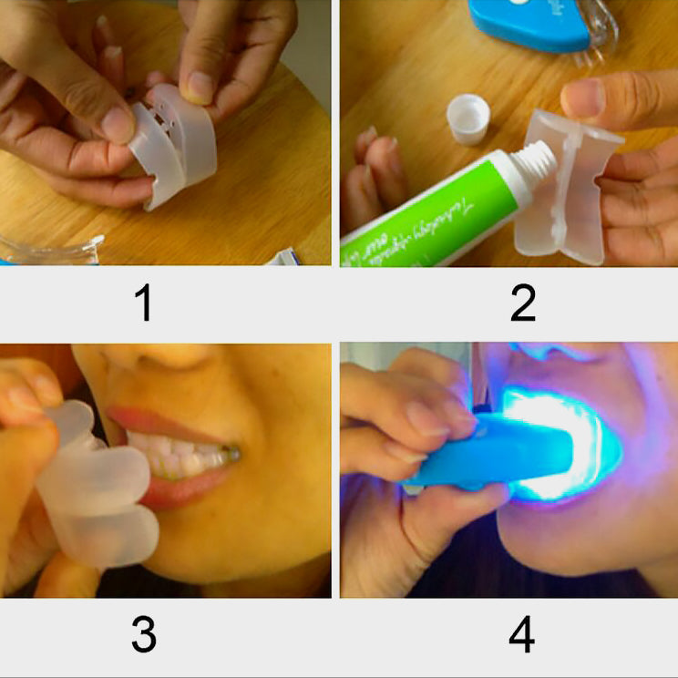 Oral Gel Teeth Tooth Whitening Whitener Dental Bleaching LED - QWIEL®