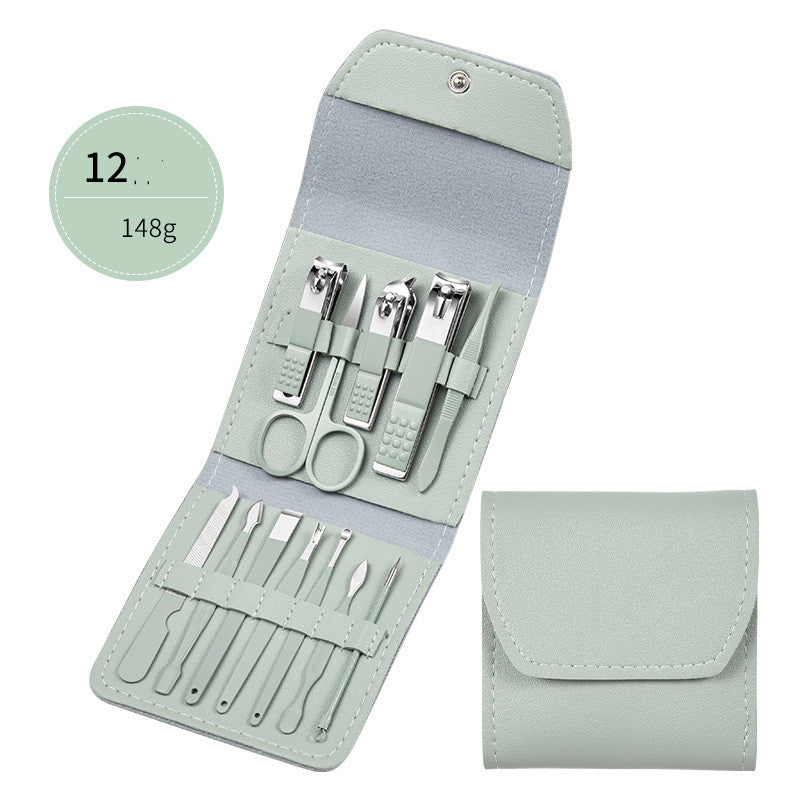 Professional Scissors Nail Clippers Set Ear Spoon Dead Skin Pliers Nail Cutting Pliers Pedicure Knife Nail Groove Trimmers - QWIEL®