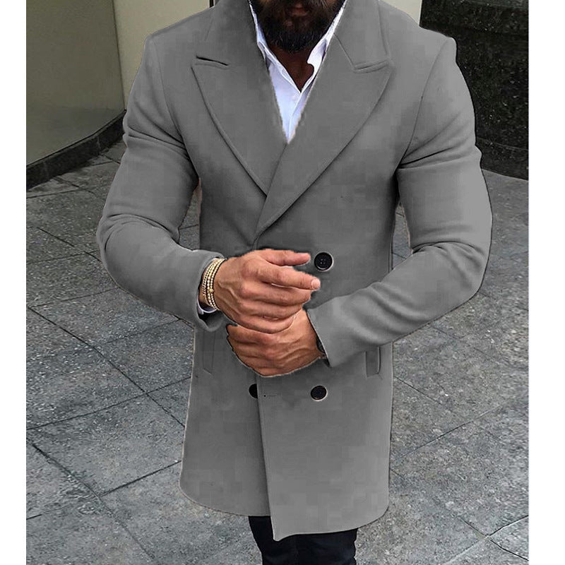wish hot-selling men's woolen coat