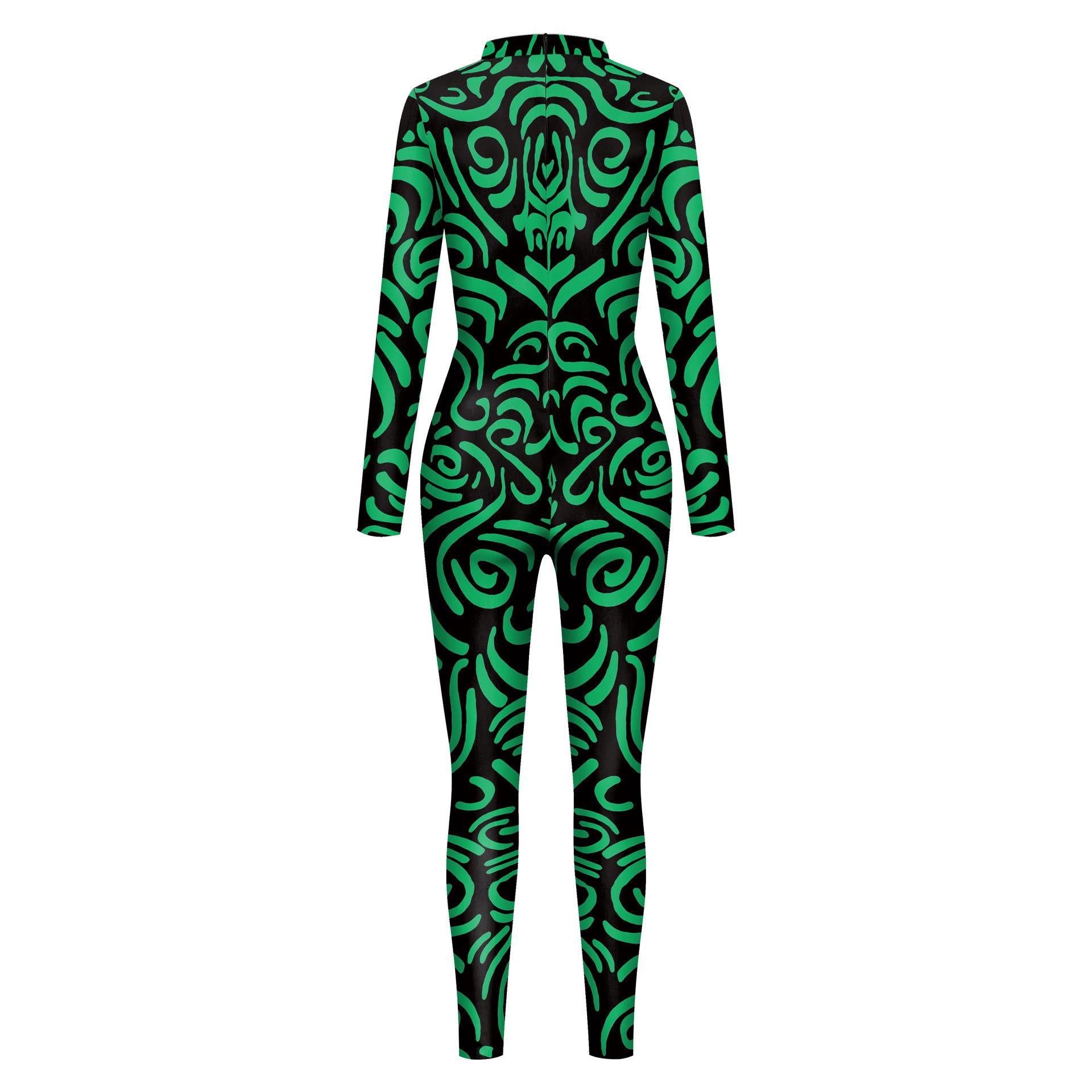 Women's Geometric Digital Printing One-piece Breathable Tights One-piece Suit - QWIEL®