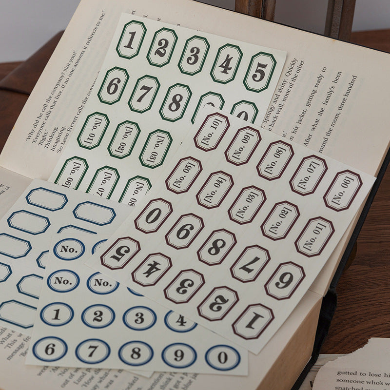 Digital Series Handbook Album Items Decorative Seal Stickers - QWIEL®