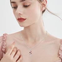 Cardinal Cross Necklace Birthstone Necklace Jewelry Gift - QWIEL®