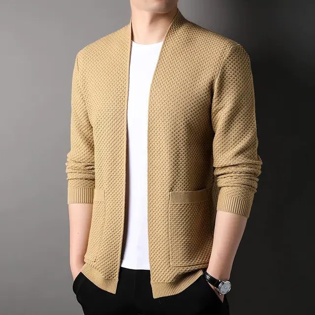 Open Cardigan For Men