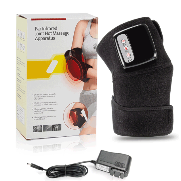 Electric Infrared Heating Knee Massager Wrap Elbow Joint Support Vibration Therapy Physiotherapy Machine Pain Relief Massageador - QWIEL®