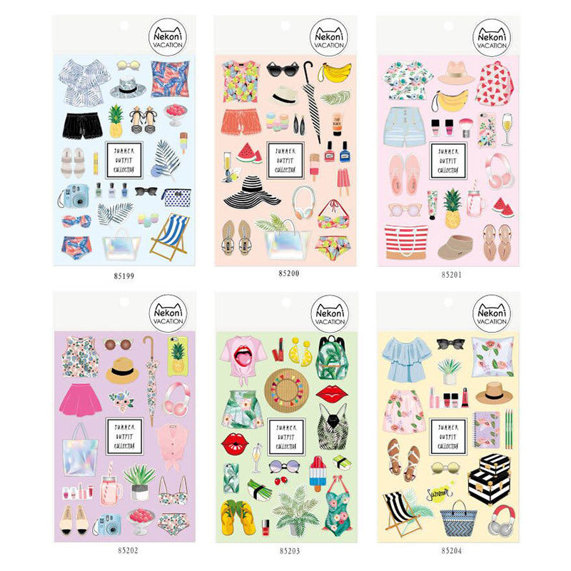 Summer Series Flat Sticker Women's Items - QWIEL®