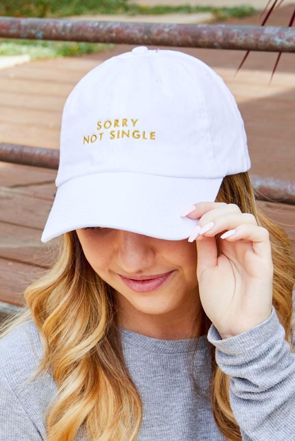 Sorry Not Sorry - Bachelorette party dad hats