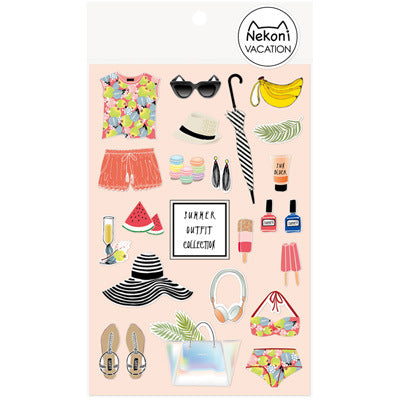 Summer Series Flat Sticker Women's Items - QWIEL®