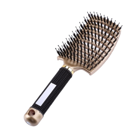 Hairbrush Anti Klit Brushy Haarborstel Women Detangler Hair Brush Bristle Nylon Scalp Massage  Teaser Hair Brush Comb - QWIEL®