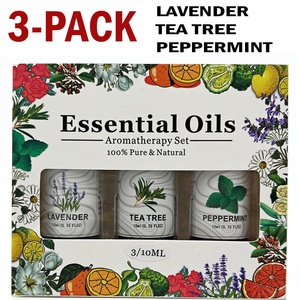 3 Pack - Aromatherapy Essential Oils Gift Set For Humidifiers Oil Diffuser Mist - QWIEL®