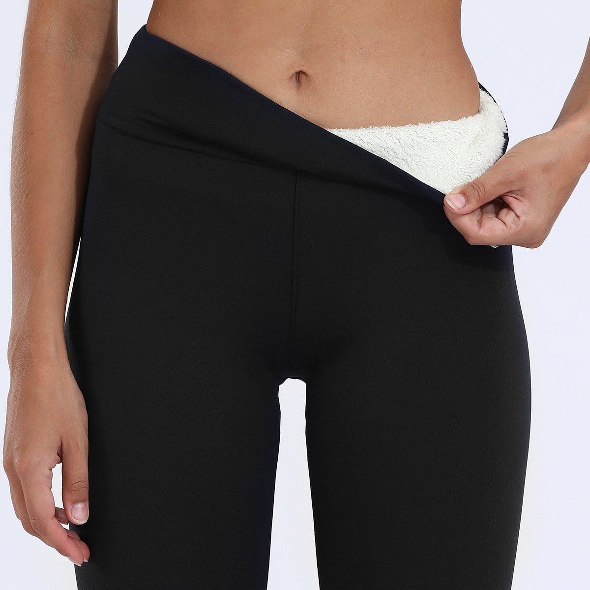 Winter Leggings Warm Thick High Stretch Lamb Cashmere Leggins Skinny Fitness Woman Pants - QWIEL®