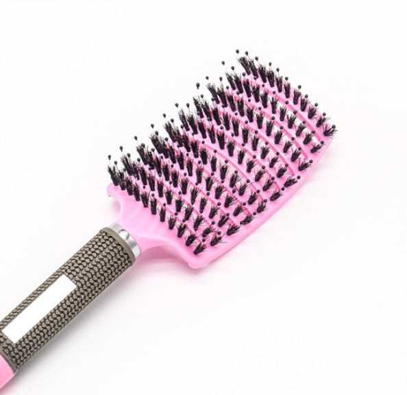 Hairbrush Anti Klit Brushy Haarborstel Women Detangler Hair Brush Bristle Nylon Scalp Massage  Teaser Hair Brush Comb - QWIEL®