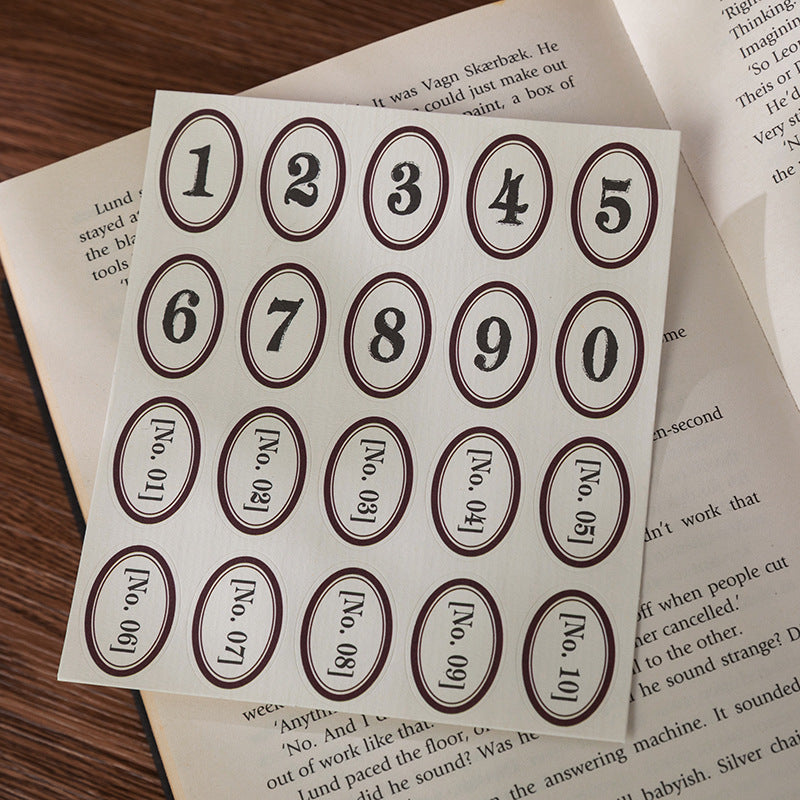 Digital Series Handbook Album Items Decorative Seal Stickers - QWIEL®