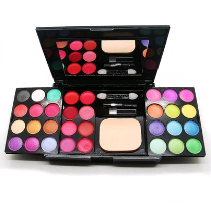 Makeup Box 24 Eyeshadow 8 Lipstick 4 Blush 3 Powder 39 Color Makeup Disc Combination Makeup Tray - QWIEL®