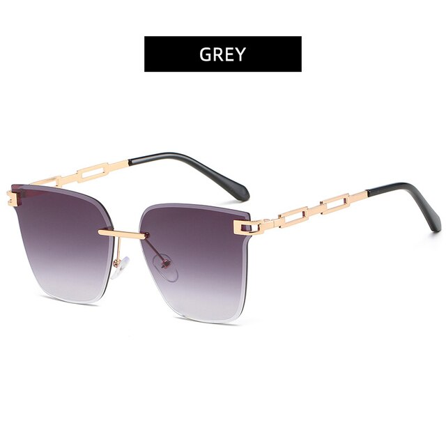 UV400 Cat Eye Sunglasses Frameless