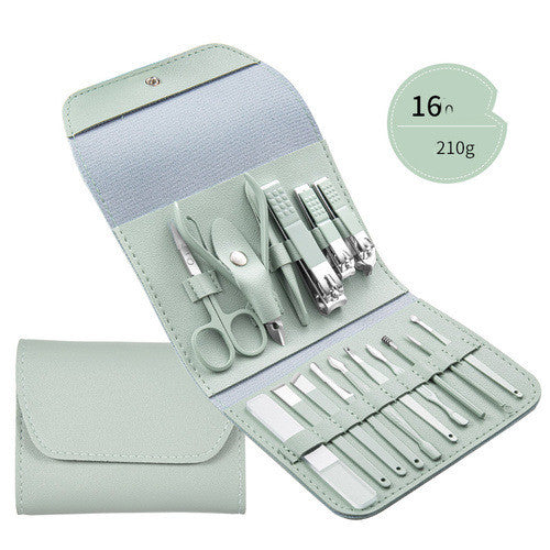 Professional Scissors Nail Clippers Set Ear Spoon Dead Skin Pliers Nail Cutting Pliers Pedicure Knife Nail Groove Trimmers - QWIEL®